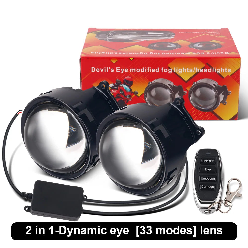 Feral Rider Demon-Eye LED Headlight Kit