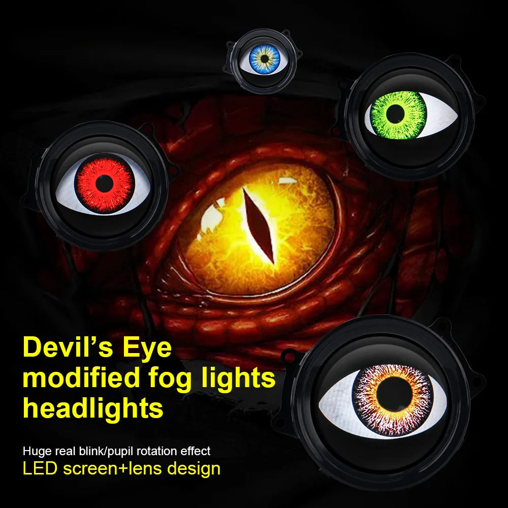 Feral Rider Demon-Eye LED Headlight Kit